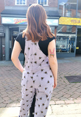 Lavender Bee Dungarees - Run & Fly