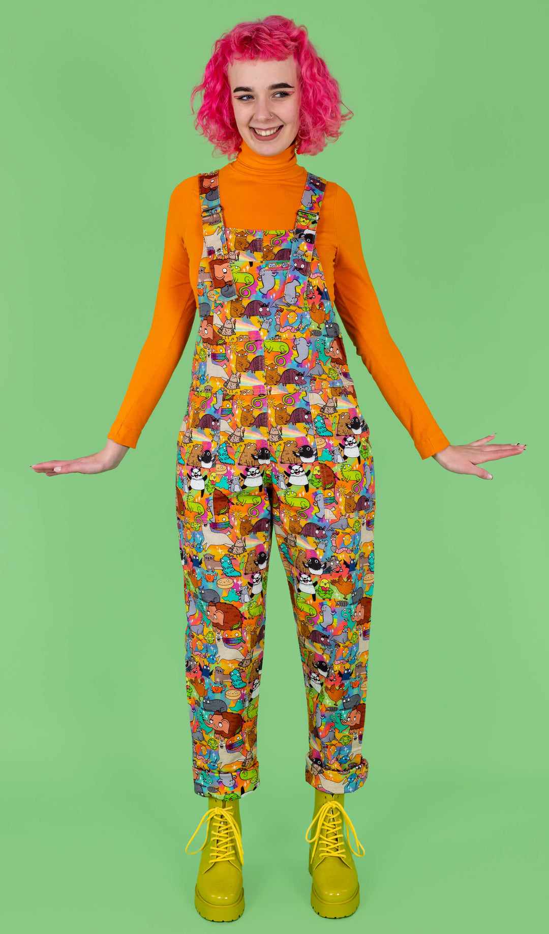 Katie Abey Weird & Wonderful Dungarees - Run & Fly