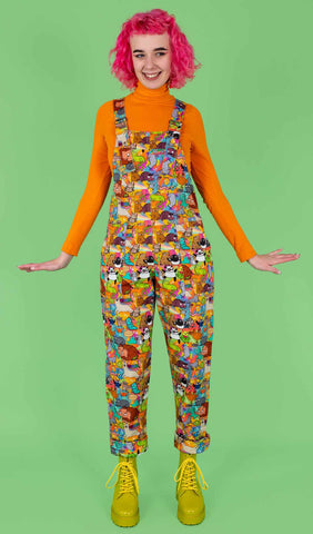 Katie Abey Weird & Wonderful Dungarees - Run & Fly