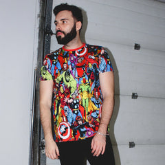 Marvel Avengers AOP T-Shirt - Cakeworthy