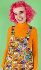 Katie Abey Weird & Wonderful Dungarees - Run & Fly