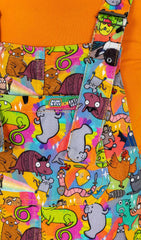 Katie Abey Weird & Wonderful Dungarees - Run & Fly