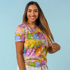 Care Bears Stare AOP tee - Cakeworthy