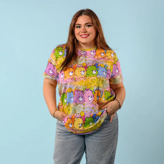 Care Bears Stare AOP tee - Cakeworthy