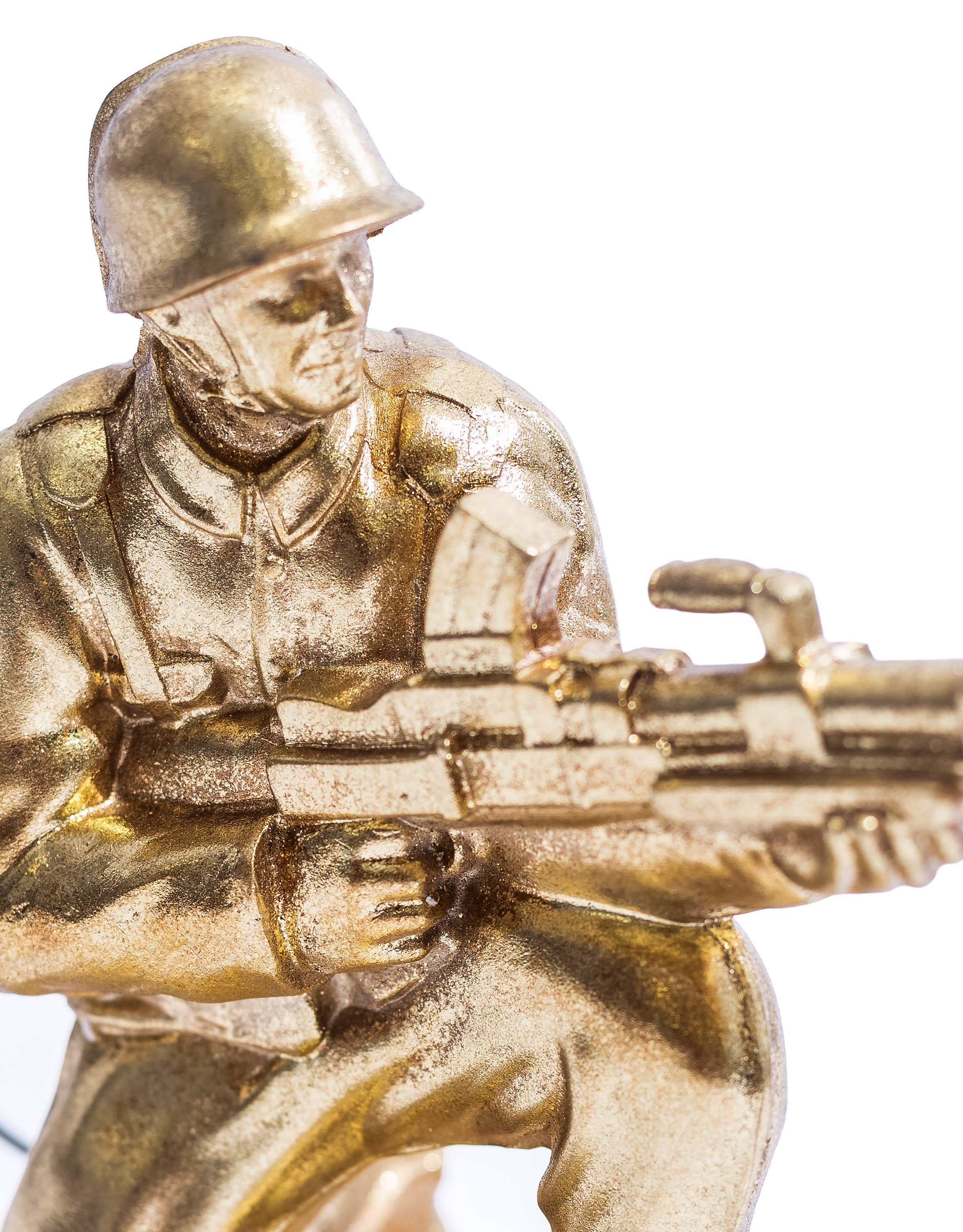 Antique Gold Toy Soldier Table Lamp