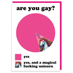 Are you gay Greeting Card