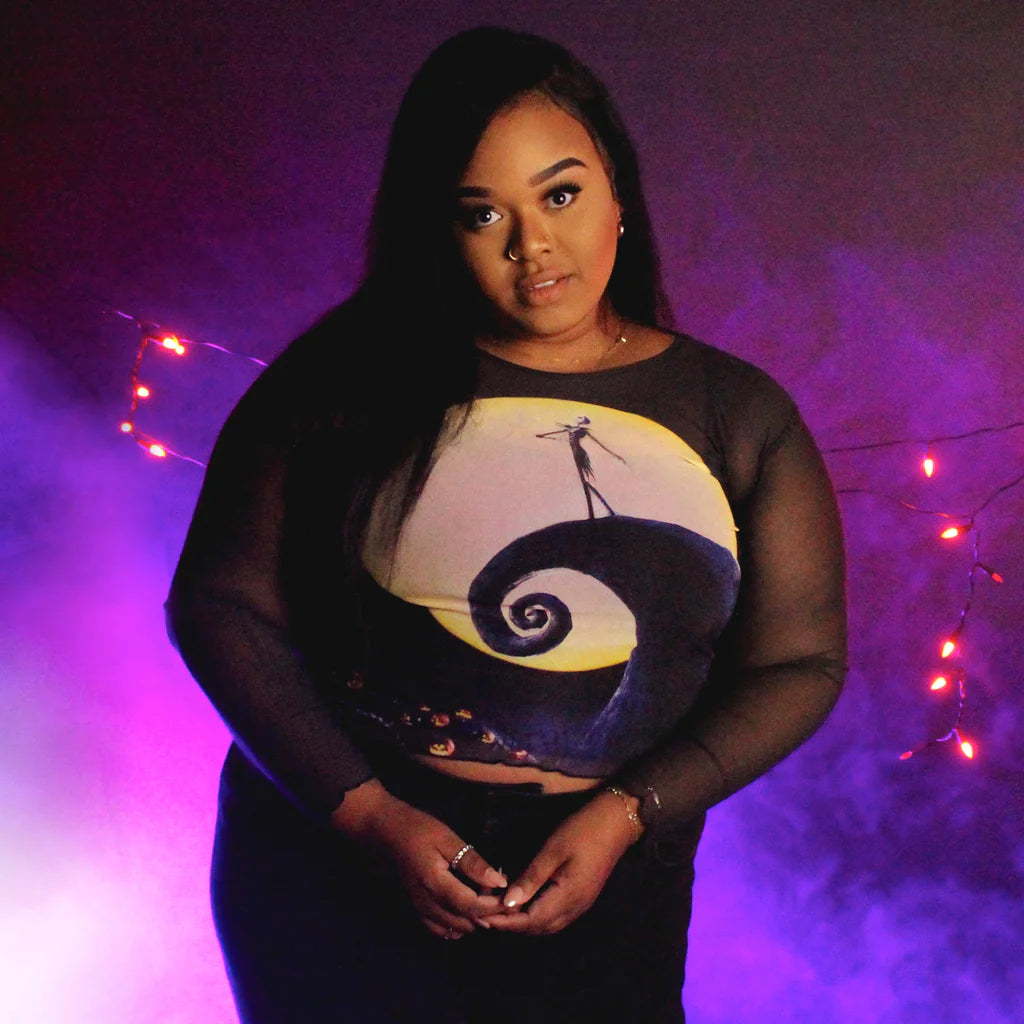 Nightmare Before Christmas Mesh Top NBC - Cakeworthy