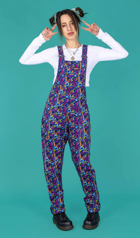 90's Arcade Stretch Twill Dungarees - Run & Fly