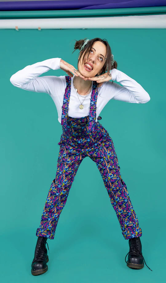 90's Arcade Stretch Twill Dungarees - Run & Fly