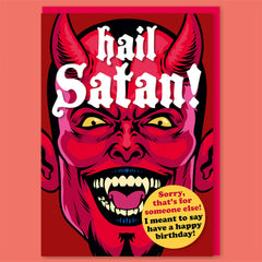 Hail Satan Greeting Card