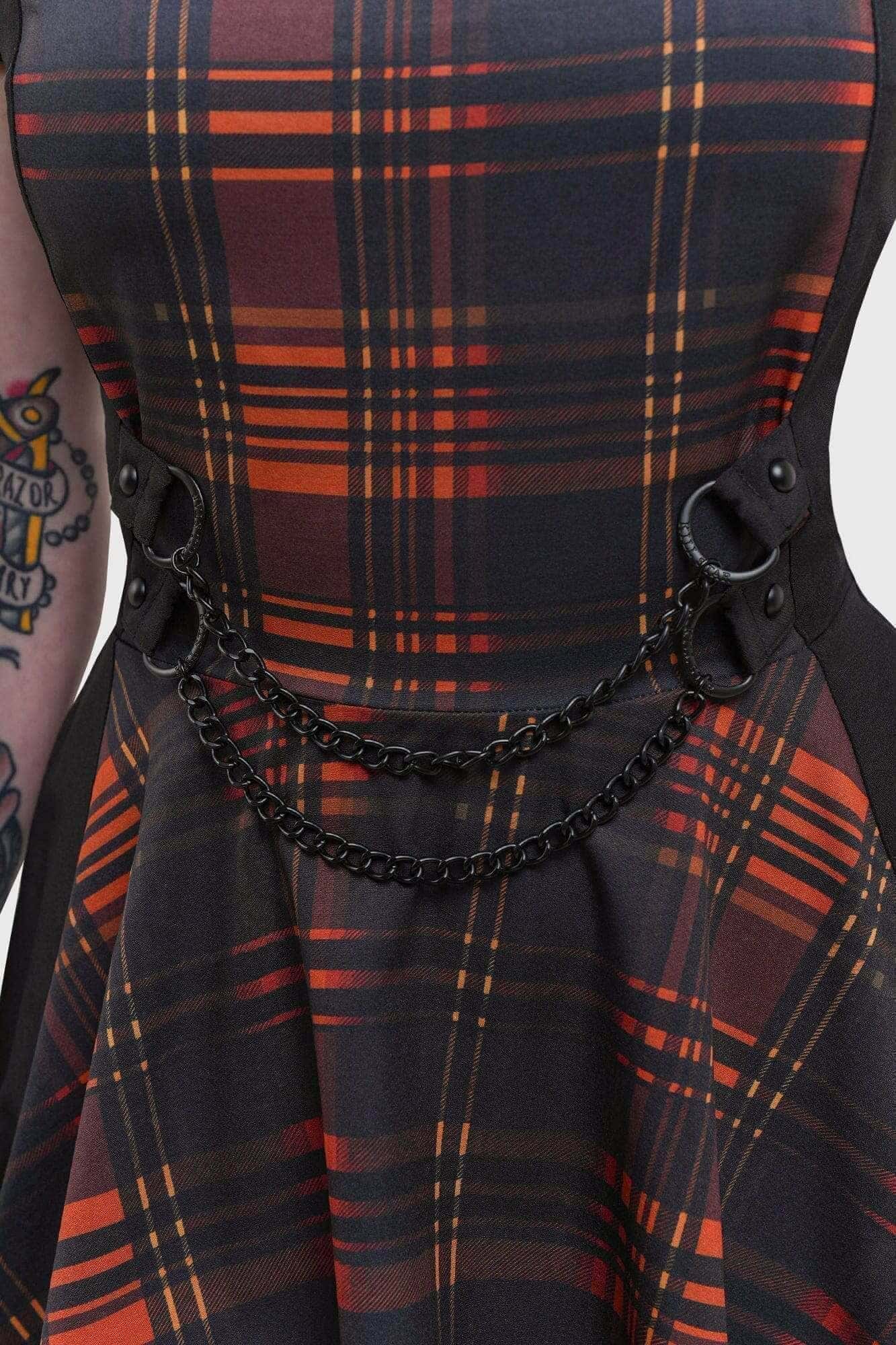 Amberic Tartan Dress - Killstar