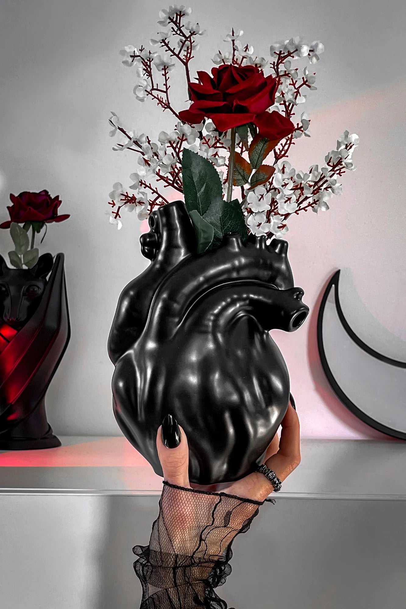 Black Heart Vase - Killstar