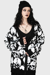 Bone Idle Cardigan - Killstar