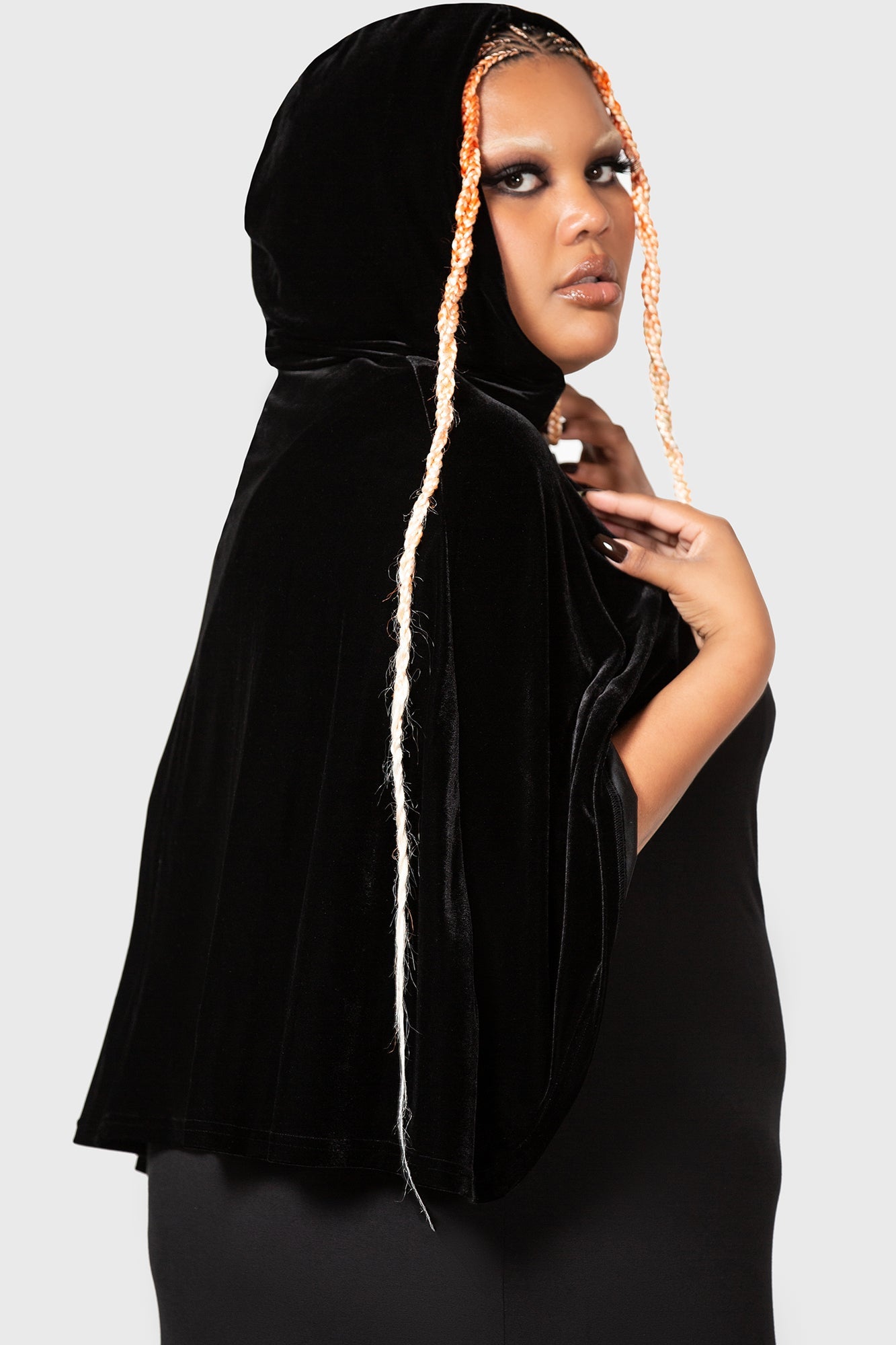 Caylley Velvet Cloak Cape - Killstar