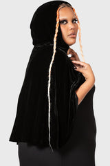 Caylley Velvet Cloak Cape - Killstar