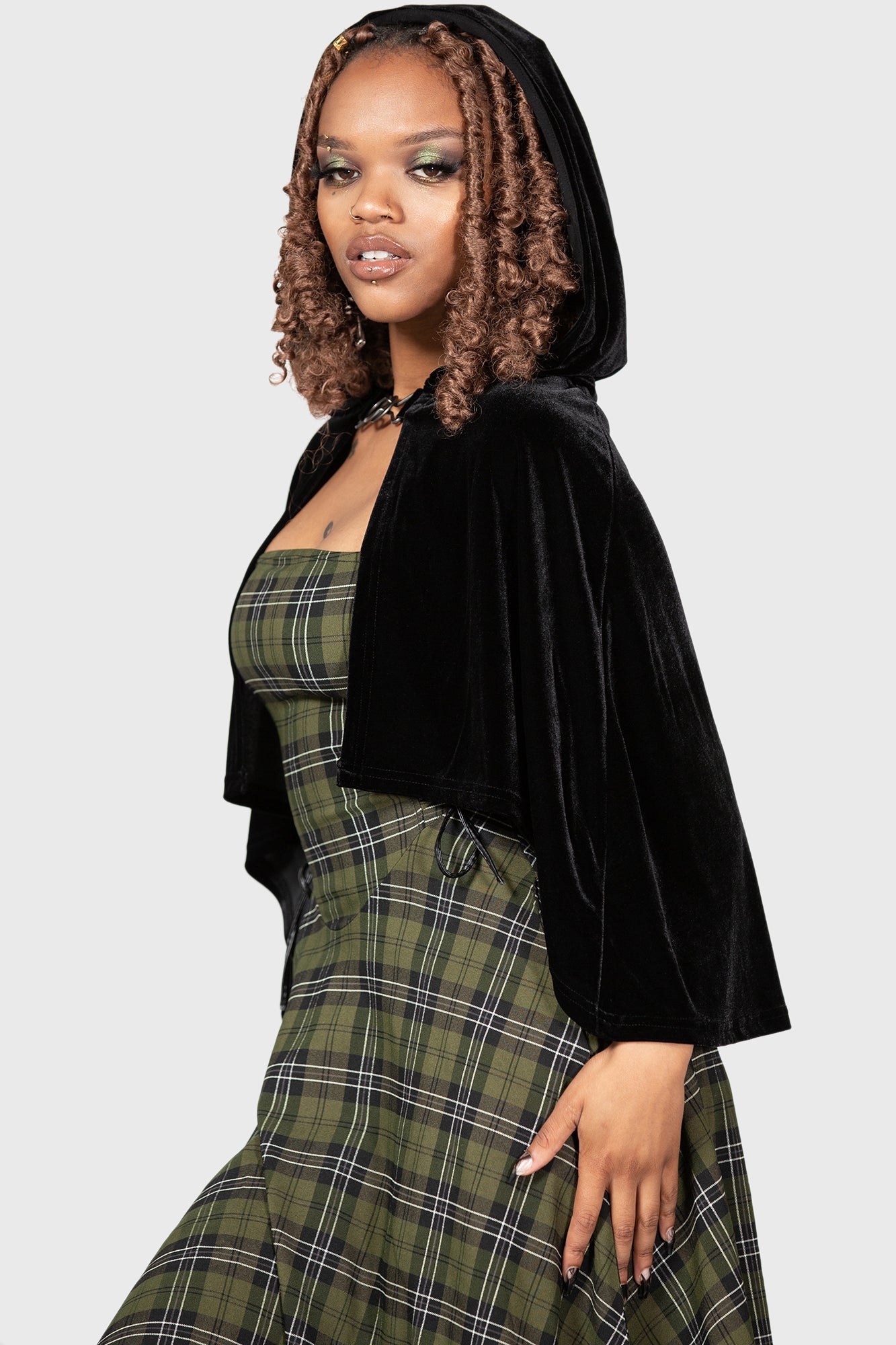 Caylley Velvet Cloak Cape - Killstar