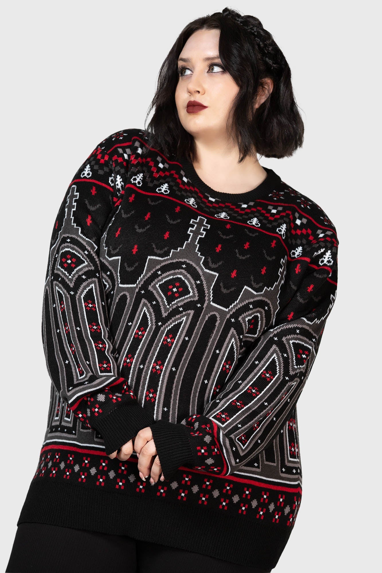Devil on my Back Sweater - Killstar