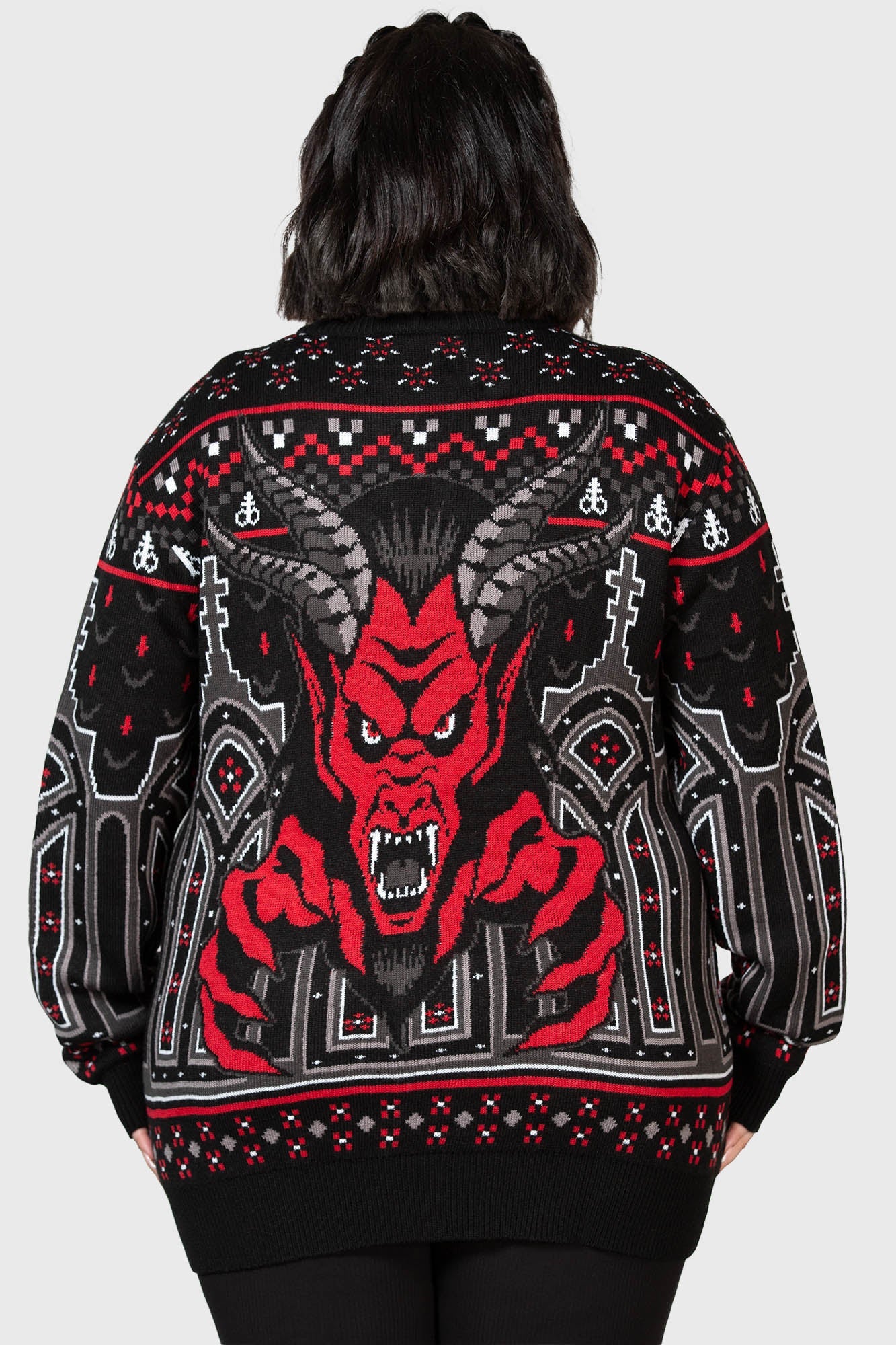 Devil on my Back Sweater - Killstar