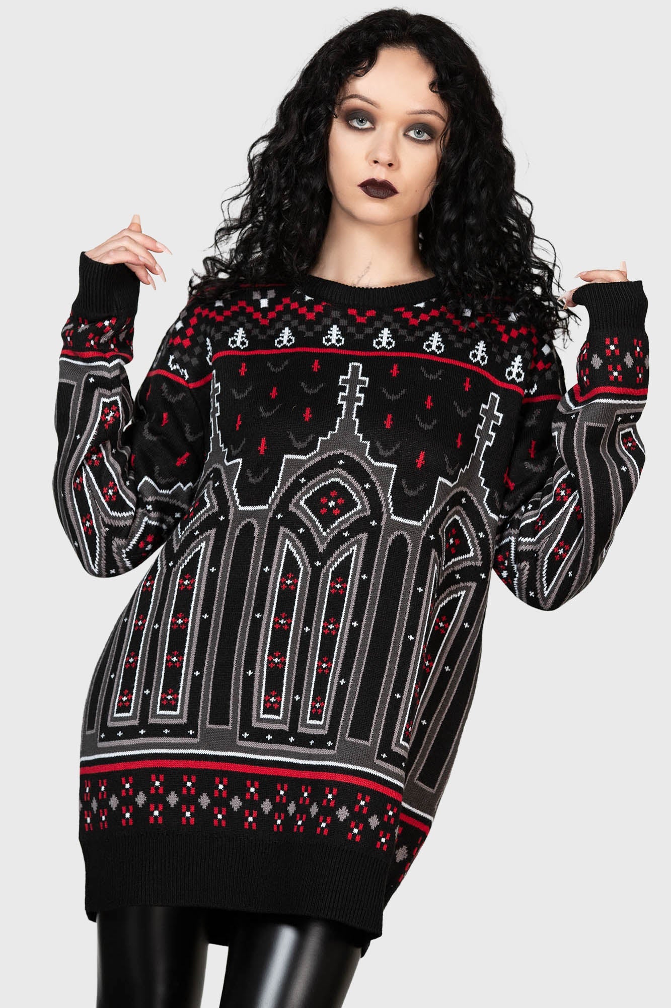 Devil on my Back Sweater - Killstar