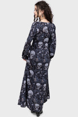 Death's Head Maxi Dress - Killstar