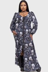 Death's Head Maxi Dress - Killstar