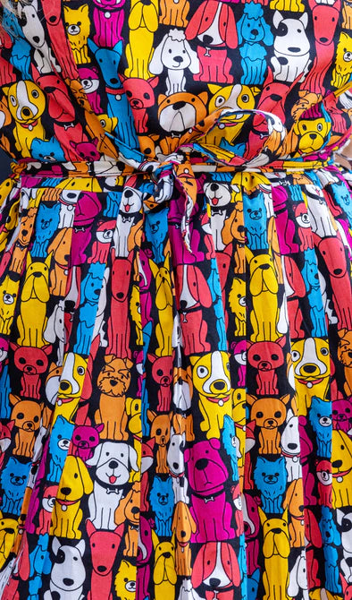Finding Fox Dog Tea Stretch Dress with Pockets - Run & Fly