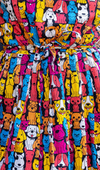 Finding Fox Dog Tea Stretch Dress with Pockets - Run & Fly