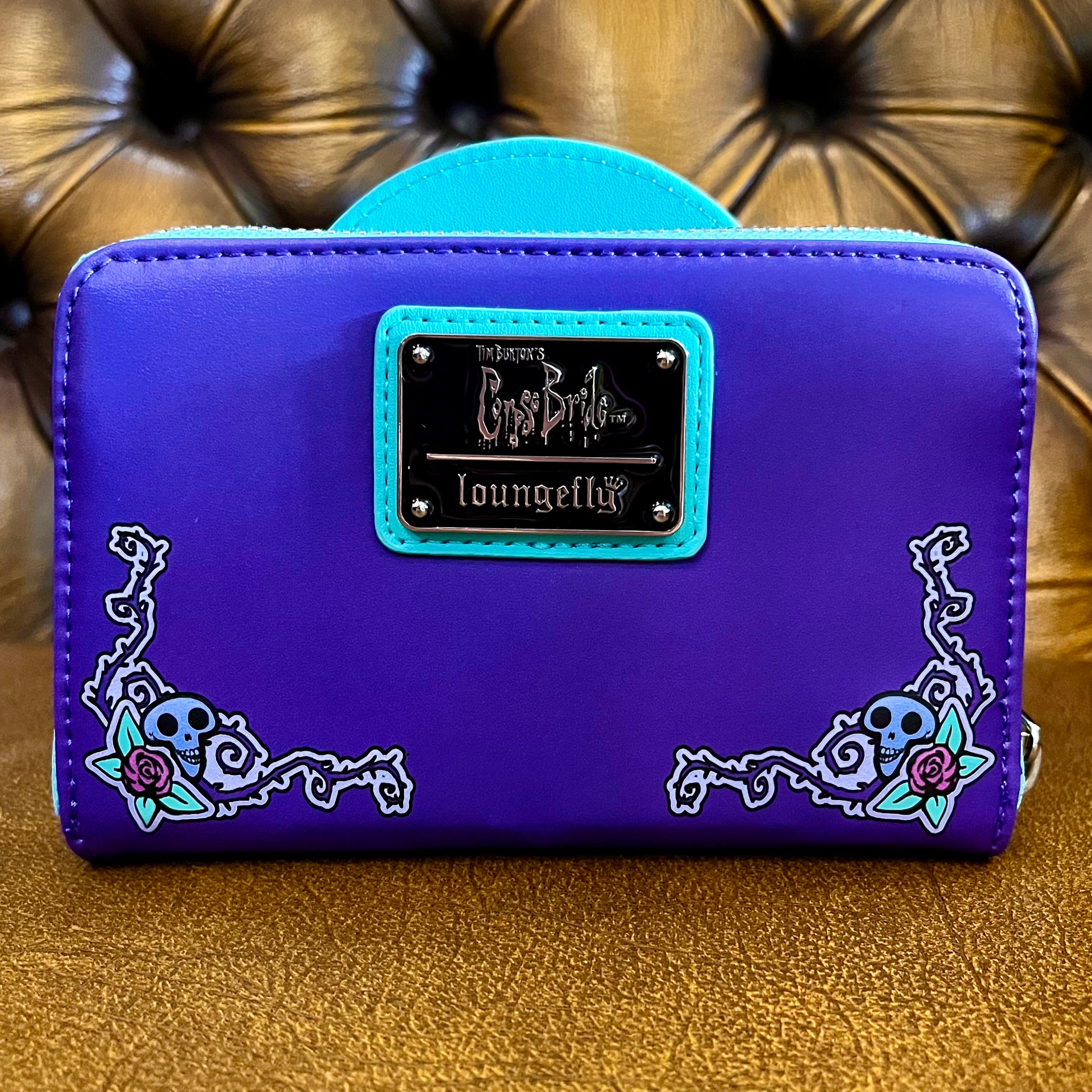Corpse Bride Moon Zip Around Wallet - Loungefly