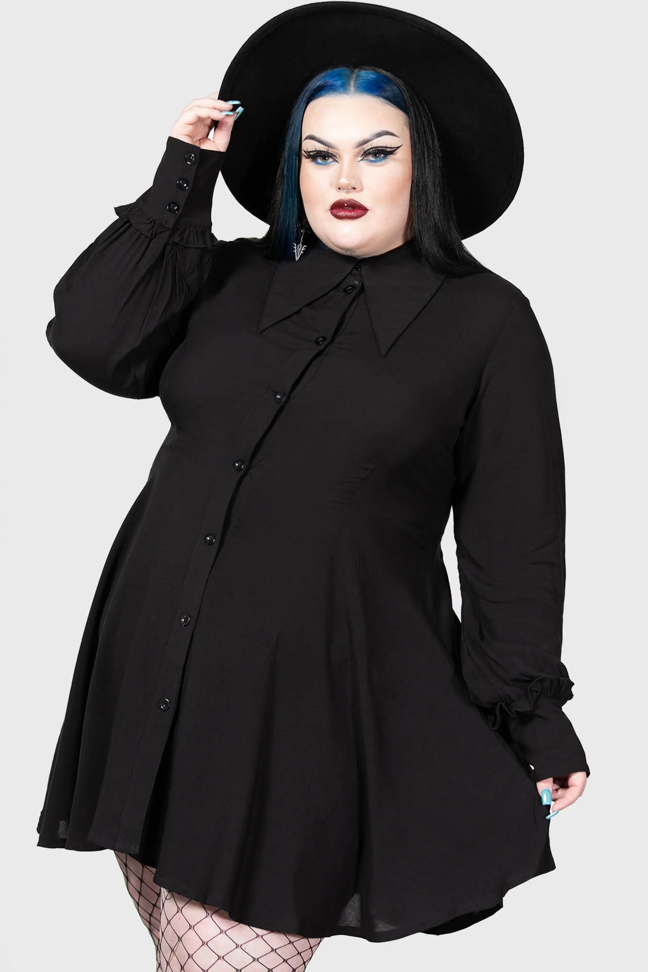 Kimaris Long Sleeve Dress - Killstar