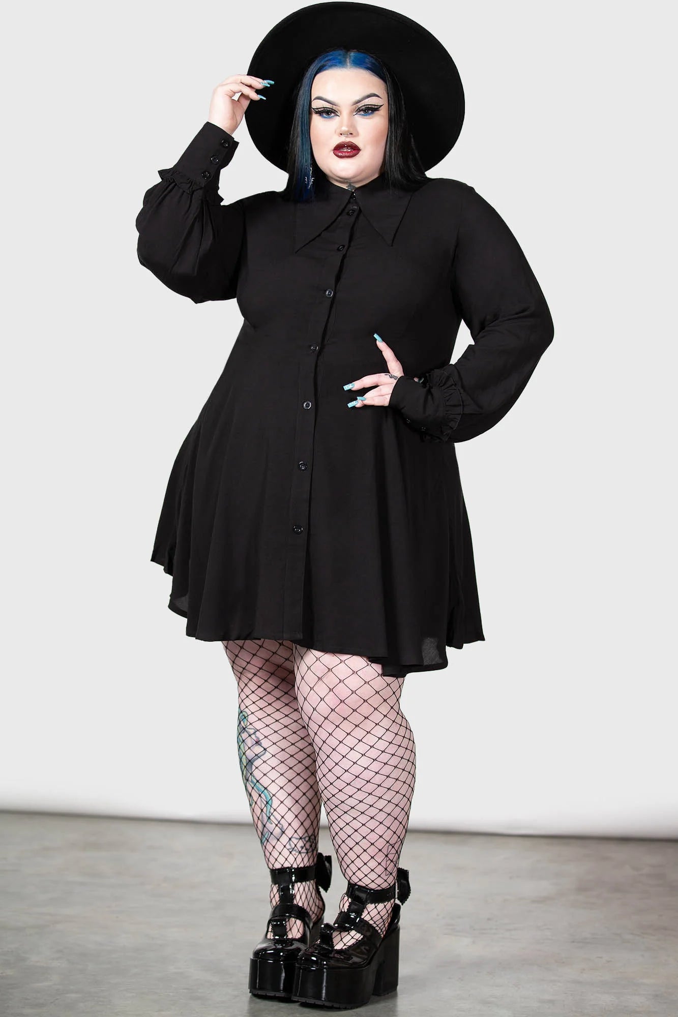 Kimaris Long Sleeve Dress - Killstar