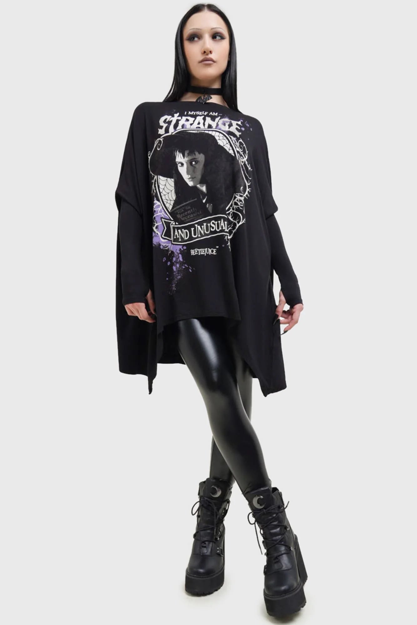 One Big Dark Room Tunic Top - Killstar x Beetlejuice