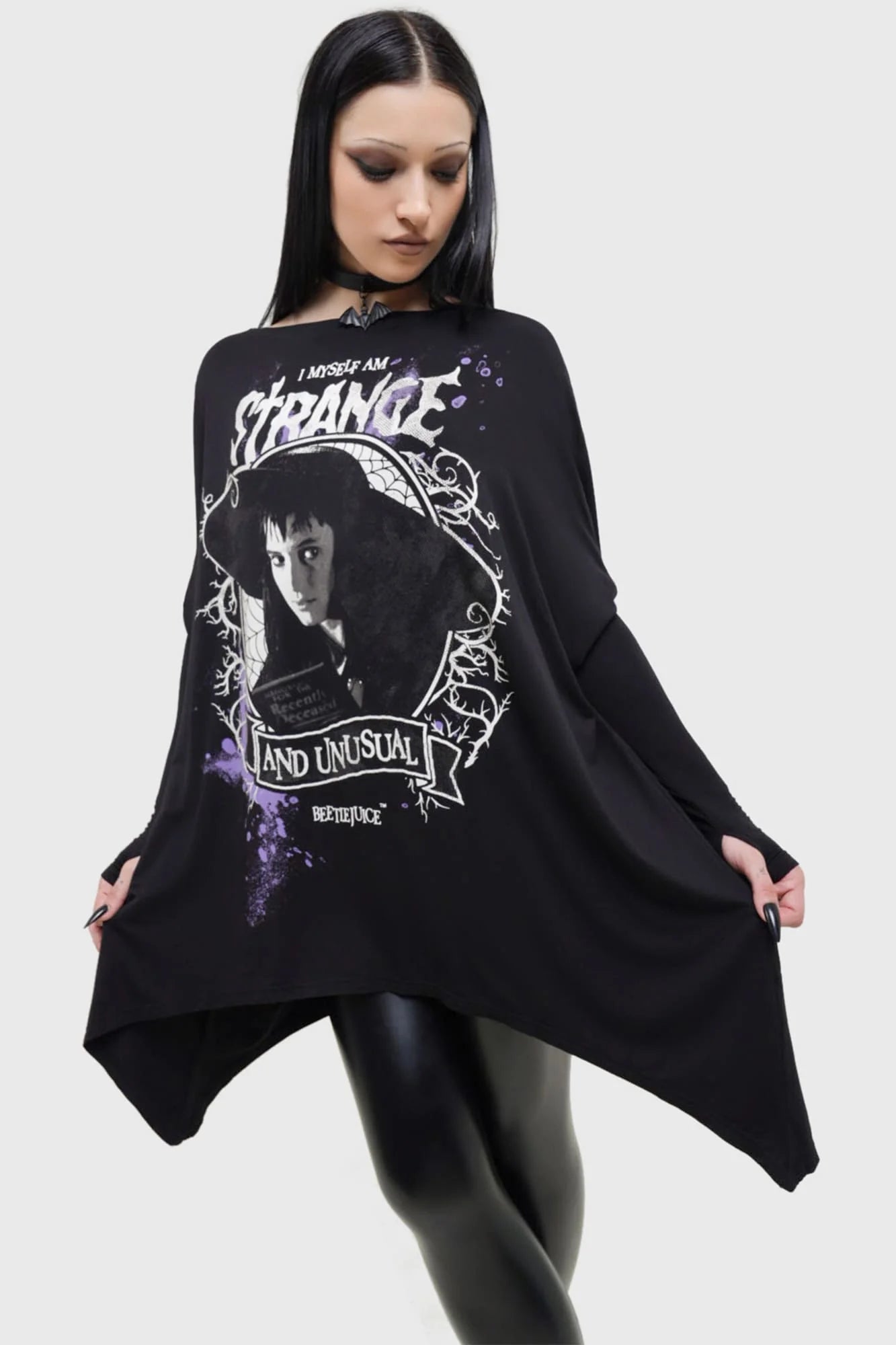 One Big Dark Room Tunic Top - Killstar x Beetlejuice