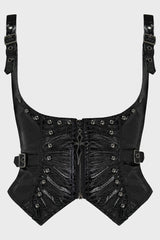 Psycho Moon Underbust Top - Killstar