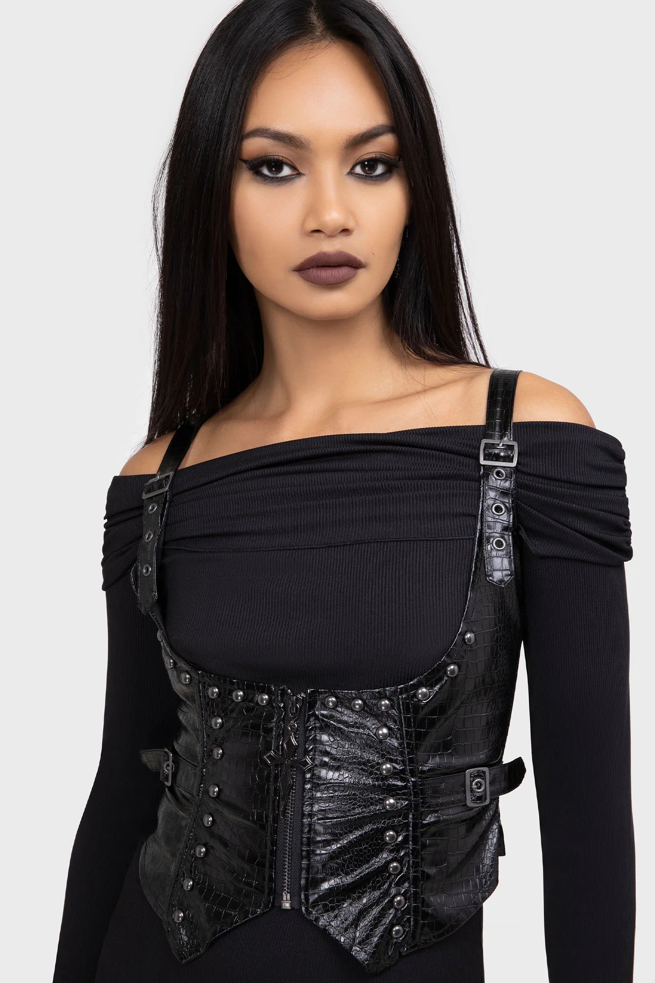 Psycho Moon Underbust Top - Killstar