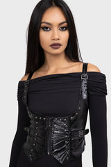Psycho Moon Underbust Top - Killstar