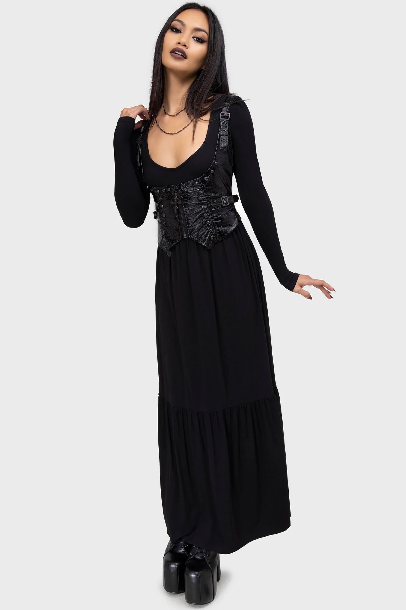 Psycho Moon Underbust Top - Killstar