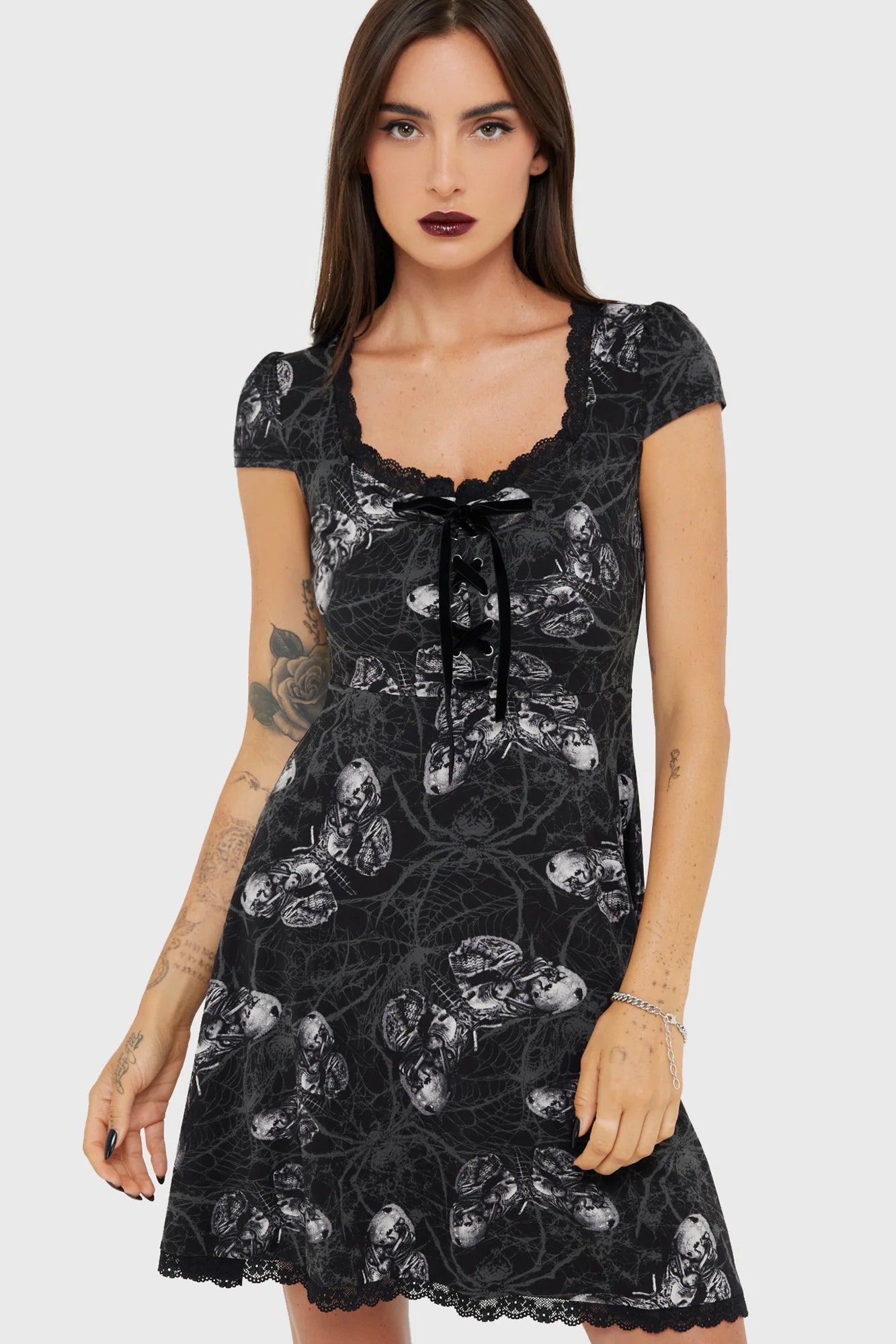 Spidrasica's Web Mini Dress - Killstar