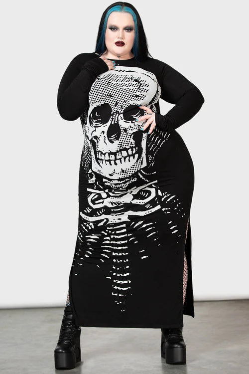 Spine Chilling Maxi Dress - Killstar