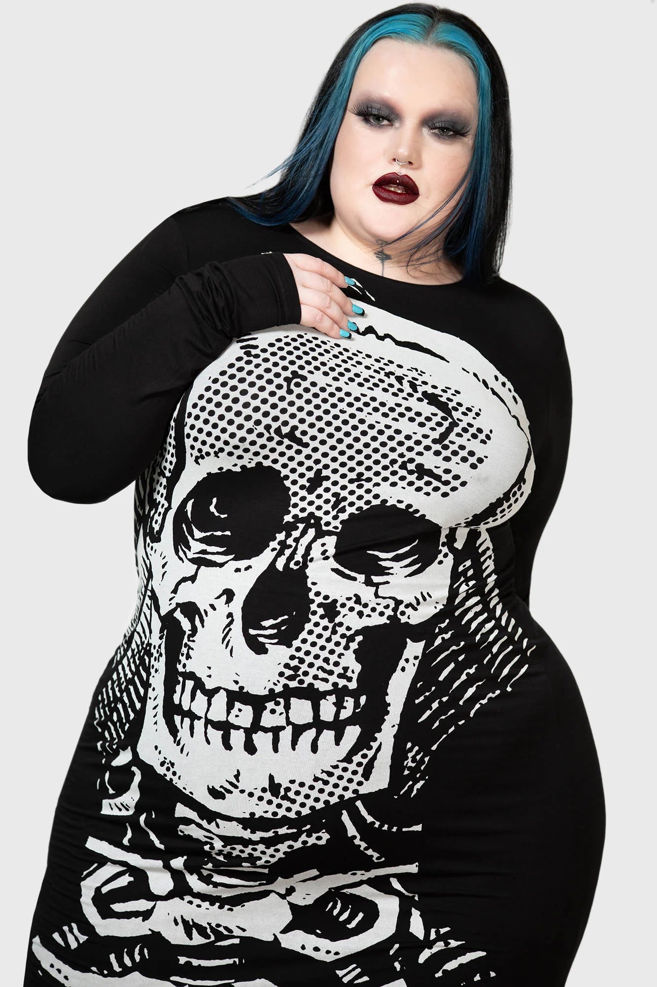 Spine Chilling Maxi Dress - Killstar