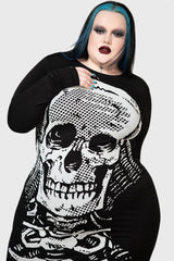 Spine Chilling Maxi Dress - Killstar