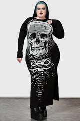 Spine Chilling Maxi Dress - Killstar