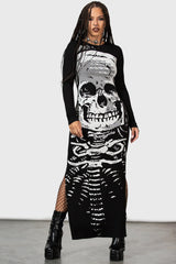 Spine Chilling Maxi Dress - Killstar