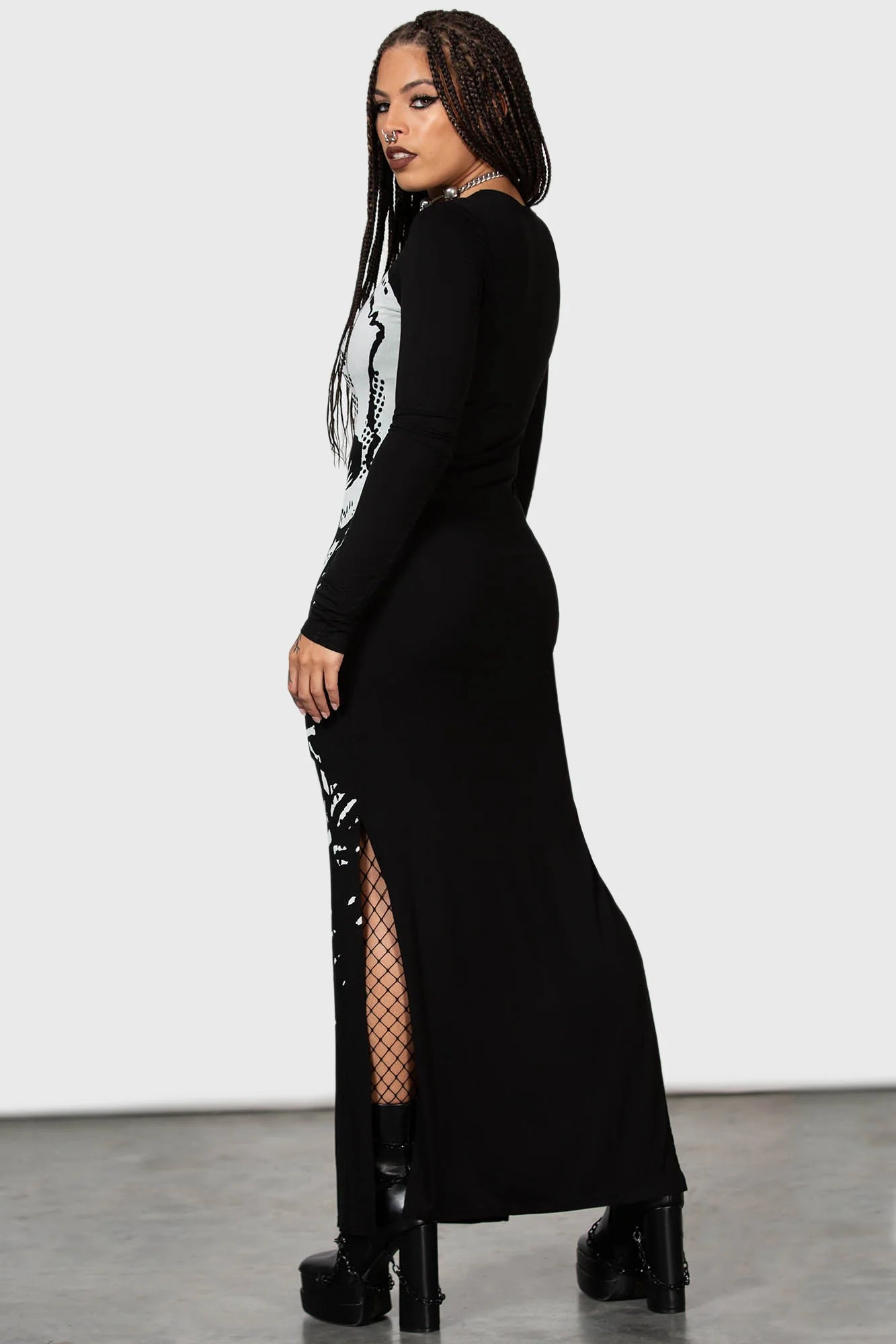 Spine Chilling Maxi Dress - Killstar