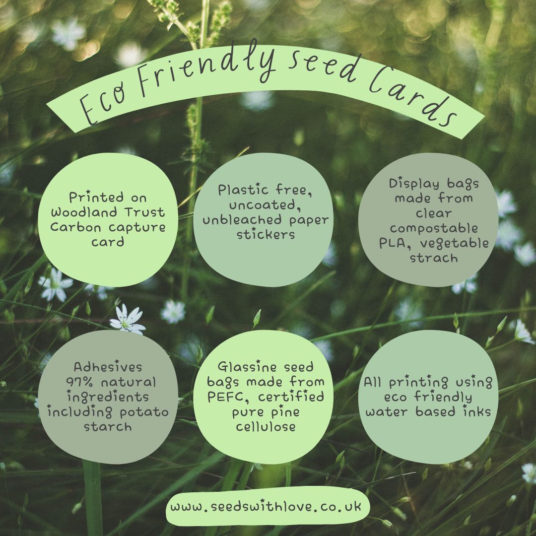 Herby Hedgehog Grow Your Own Coffee Card - Seeds with Love