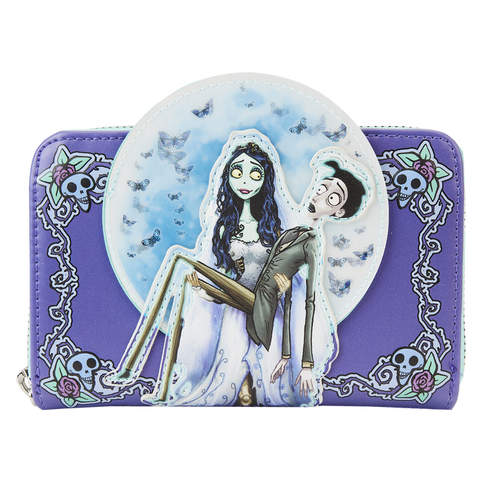 Corpse Bride Moon Zip Around Wallet - Loungefly