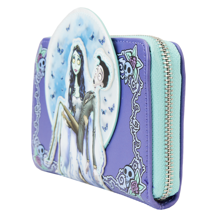 Corpse Bride Moon Zip Around Wallet - Loungefly