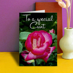 To a Special C**t Greeting Card