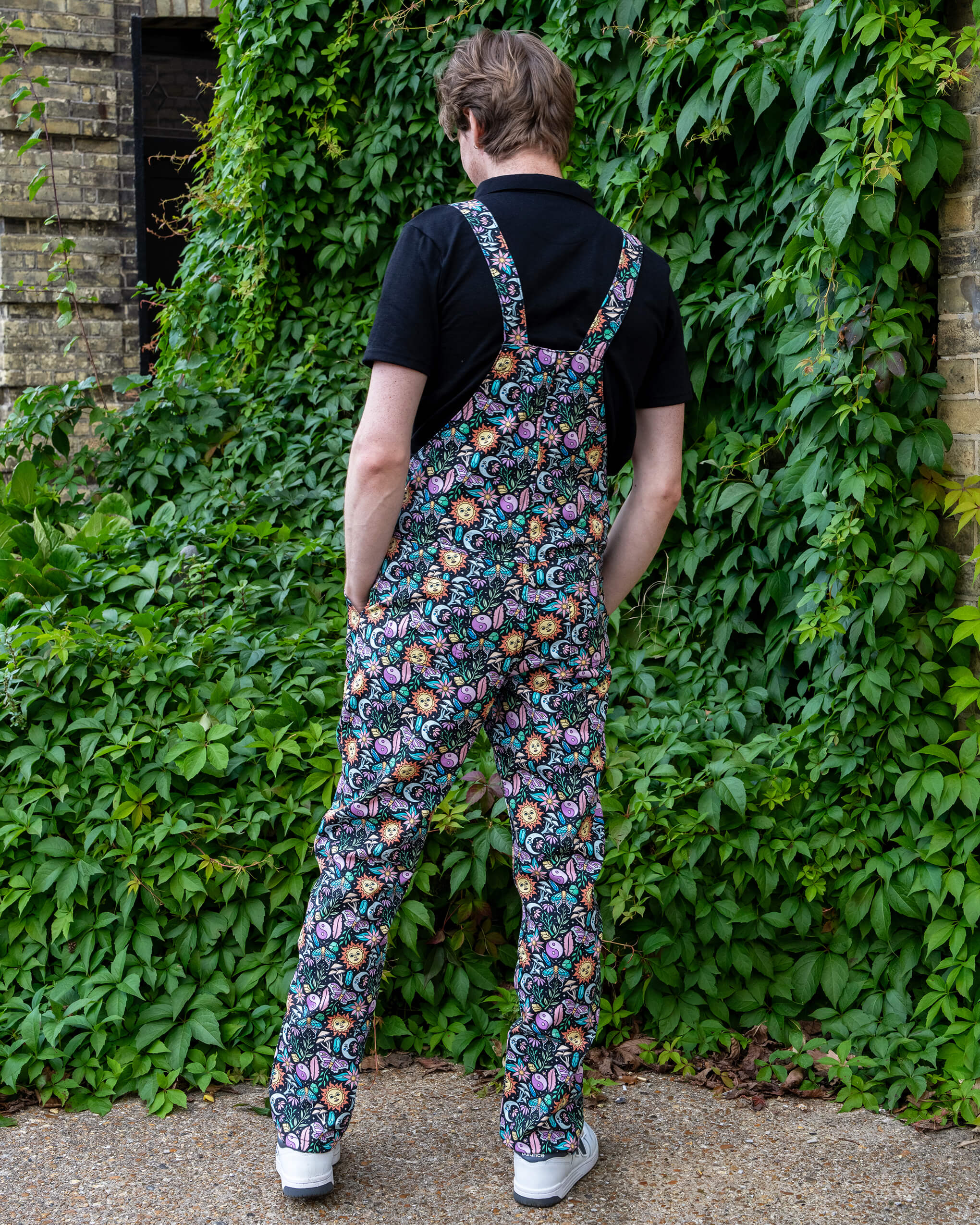 Boho Summer Stretch Twill Dungarees - Run & Fly