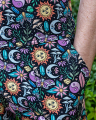 Boho Summer Stretch Twill Dungarees - Run & Fly