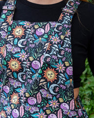 Boho Summer Stretch Twill Pinafore Dress - Run & Fly